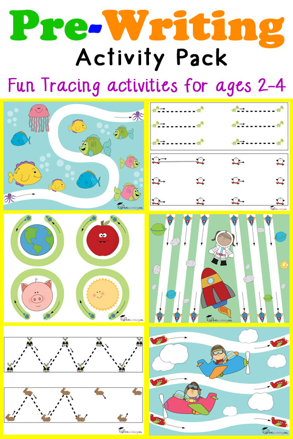 Pre-Writing Tracing Pack for Toddlers